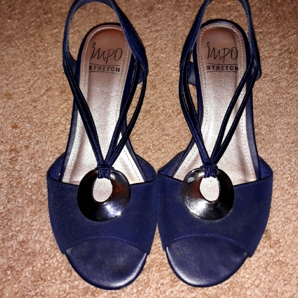IMPO stretch sandal, 7M, blue